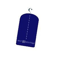 RentBoutique blue rent boutique suit bag Sticker