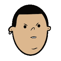 guendouglas what confused huh annoyed Sticker