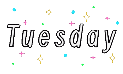 Today Tuesday Sticker by chasamary