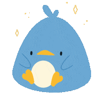 Blue Bird Sticker