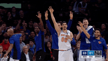 New York Knicks Yes GIF by NBA