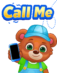 Call Me Hello Sticker by Lucas and Friends by RV AppStudios