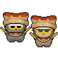 Cat Pixel Sticker