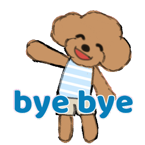 Good-Bye Dog Sticker