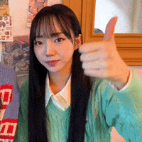 K Pop Thumbs Up GIF