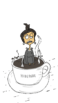 winter cup Sticker