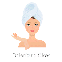 Orientana beauty swipe up glow snail Sticker