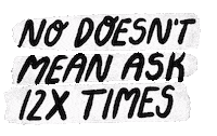 nika__slika no feminism feminist no means no Sticker