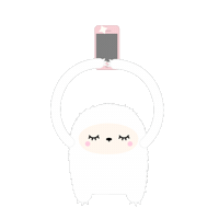 illustration phone Sticker by Noodoll