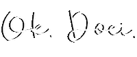 Typography Ok Bye Sticker