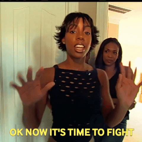 kelly rowland fight GIF by MTV Cribs