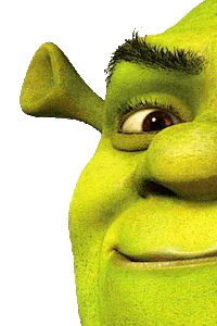 shrek STICKER
