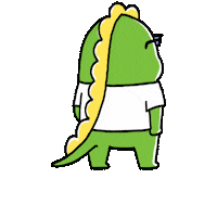muvumuvio1120 movie back dinosaur かわいい Sticker