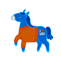 Fall Horse Sticker by Lexington, KY