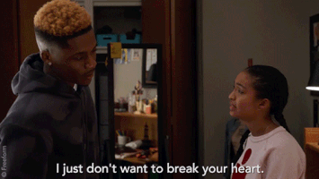 Break Up Heartbreak GIF by grown-ish