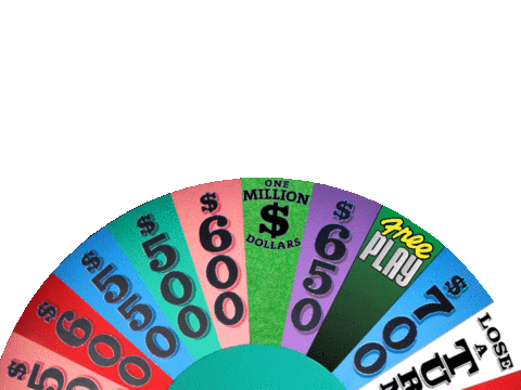 Money Spin The Wheel Sticker by Wheel of Fortune