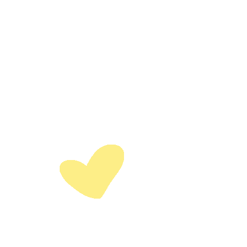 Yellow Heart Sticker