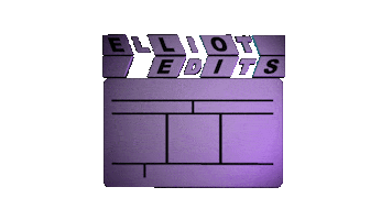 ElliotEdits new video newvideo clapperboard clapper board Sticker