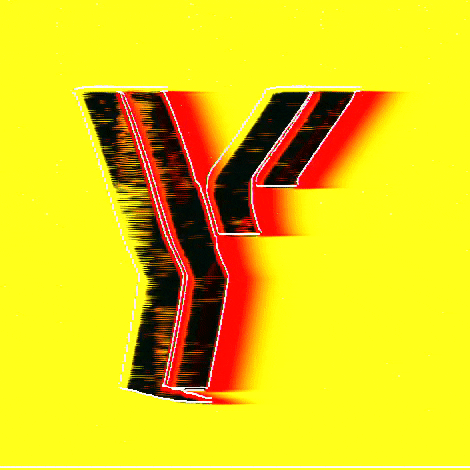 Glitch Alphabet GIF by #BASILIO