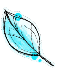 Leaf Lines Sticker
