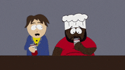 chef eating GIF by South Park 