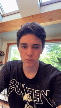 Not Funny Straight Face GIF