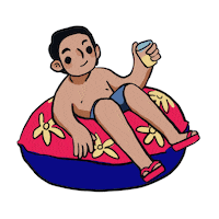 Art Summer Sticker