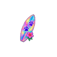 Surfs Up Beach Sticker