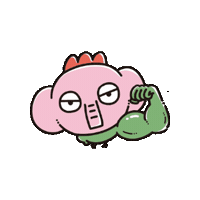 頑張る Sticker by PHADS