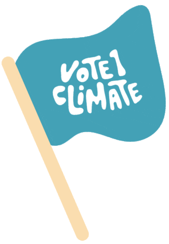 Noplanetb Voteforclimate Sticker by Project Planet