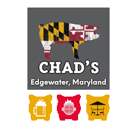 chadsbbq bbq maryland chads edgewater Sticker
