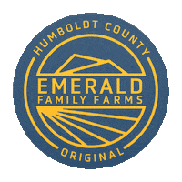 Emeraldfamilyfarms california cannabis emerald humboldtcounty Sticker