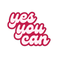 Yes You Can Kick Ass Sticker by Wuka Wear