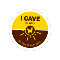 Western Michigan University Broncos Sticker by WMU Alumni