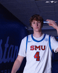 Mens Basketball Celebration GIF by SMUMBB