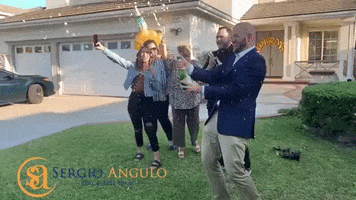 theangulogroup celebrate yay real estate pop GIF