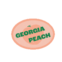 lexieireland peach georgia ga peachy Sticker