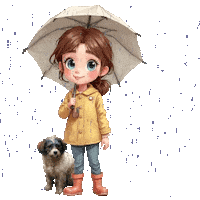 Its Pouring Heavy Rain Sticker