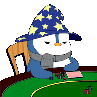 Commit All In Sticker by Pudgy Penguins