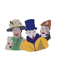 studiolawijt mask jamesensor artensor Sticker