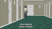 stop cops GIF by South Park 