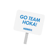 HOKARacer sports fitness team running Sticker