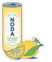 Lowcalorie Realfruit Sticker by NODA not a soda