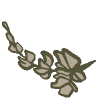 Lelupin fleur ceramics atelier lupin Sticker