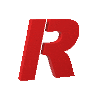 Rideness logo red bike spinning Sticker