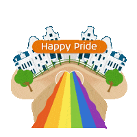 Gay Pride Love Sticker by KLM