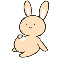 Kakikichan eat bunny lazy full Sticker