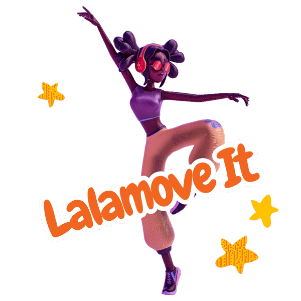 Lalamove giphyupload dance car delivery Sticker