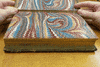 new orleans fore-edge painting GIF by Loyola University New Orleans, Monroe Library, Special Collections & Archives