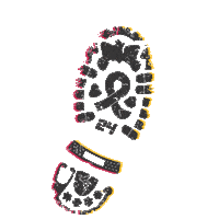 Run Correr Sticker by Fundación Vuela